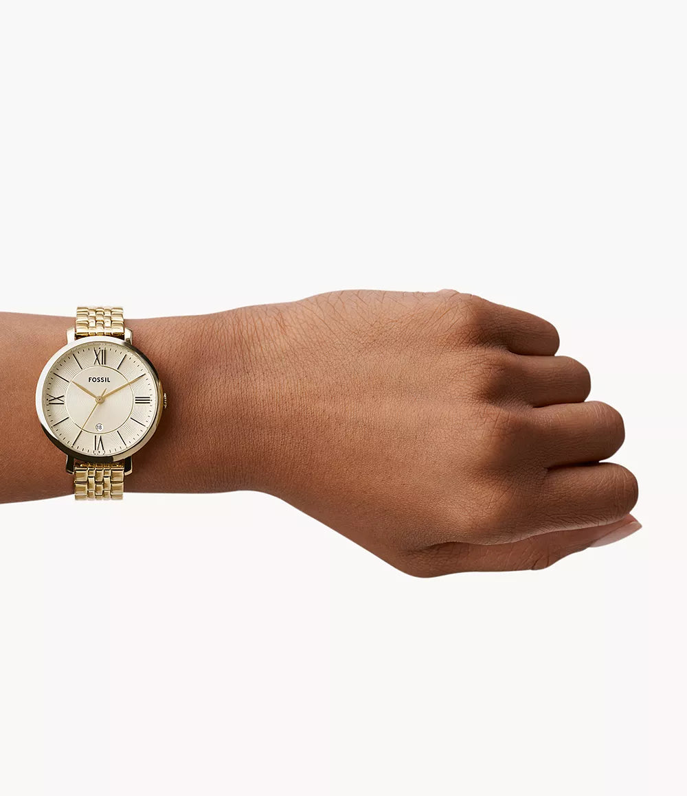 Fossil Jacqueline Gold-Tone Stainless Steel Watch