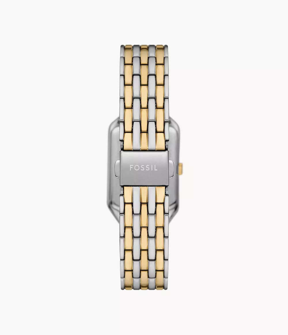 Raquel Three-Hand Date Two-Tone Stainless Steel Watch