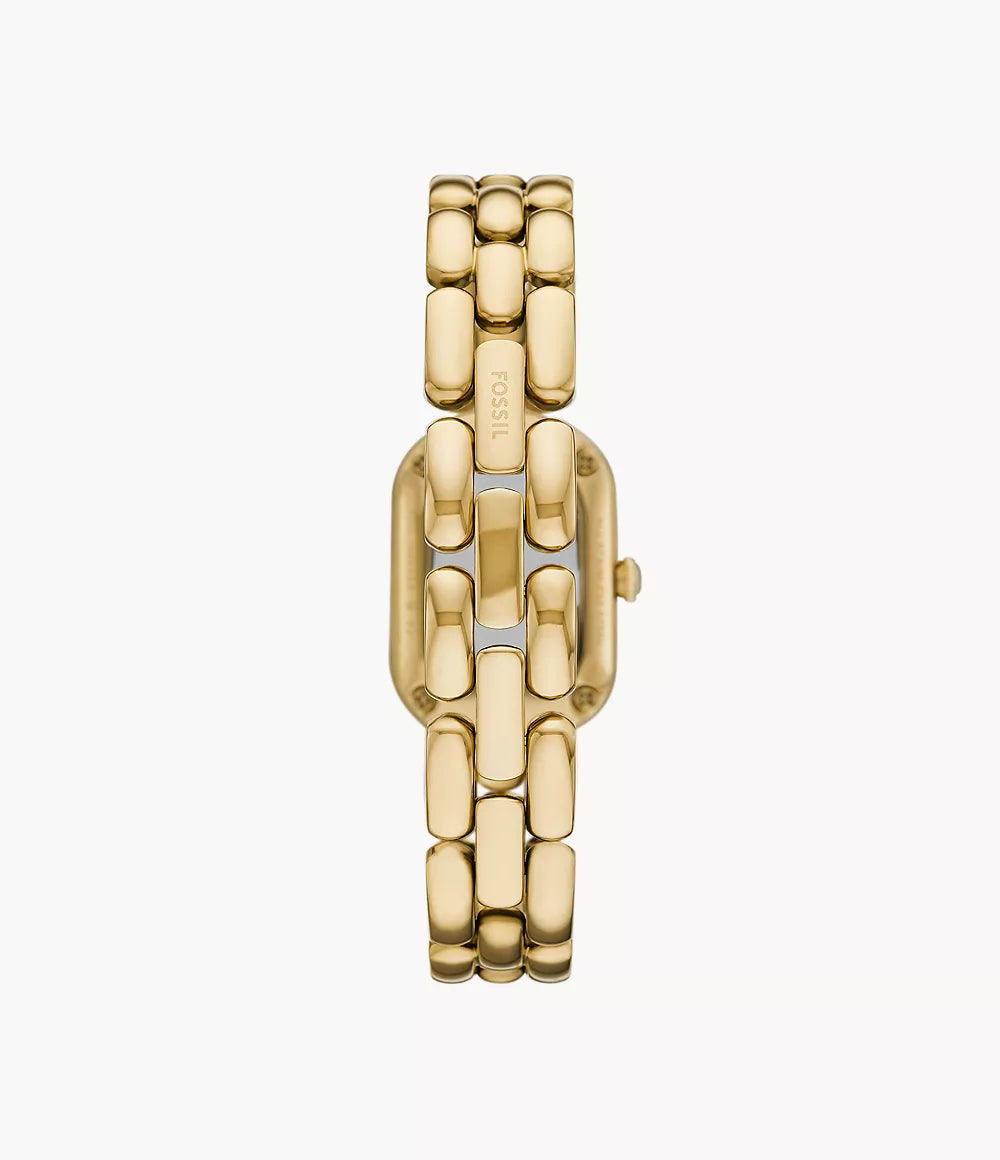 Fossil Sloan Three-Hand Gold-Tone Stainless Steel Watch
