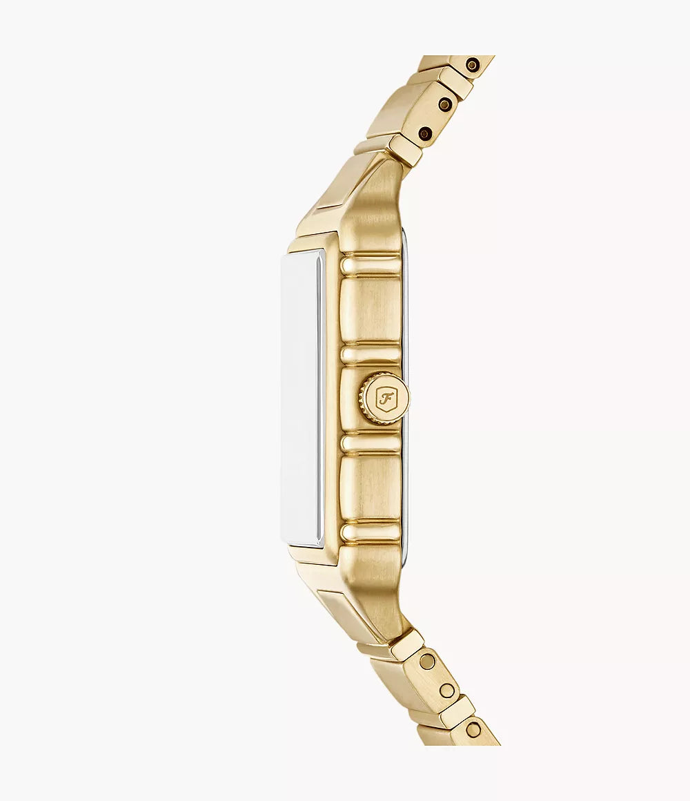 Fossil Raquel Three-Hand Gold-Tone Stainless Steel Watch