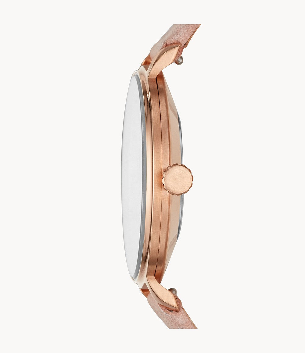Fossil Kayala Three-Hand Leather Watch