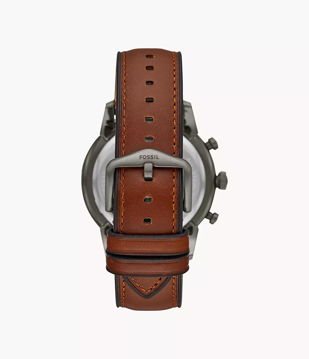 Fossil Townsman Chronograph Amber Leather Watch