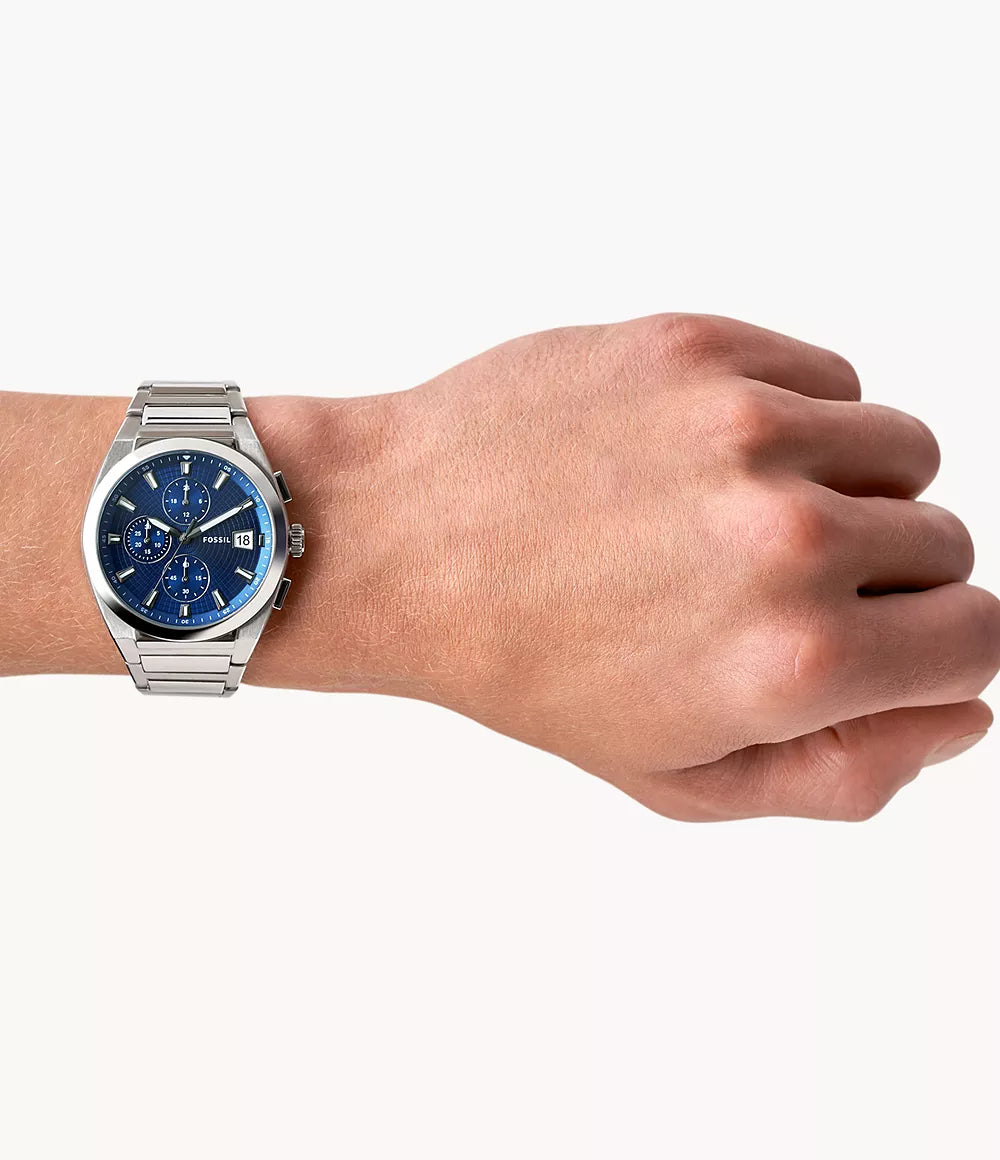 Fossil Everett Chronograph Stainless Steel Men’s Watch