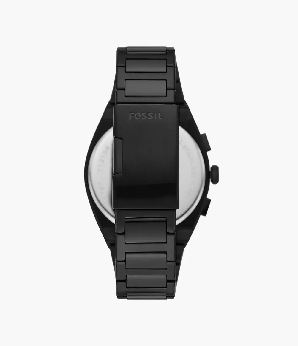 Fossil Everett Chronograph Black Stainless Steel Men’s Watch