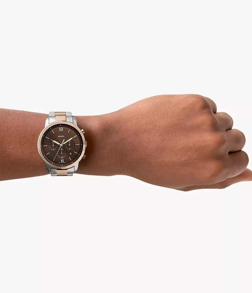 Fossil Neutra Chronograph Two-Tone Stainless Steel Men’s Watch