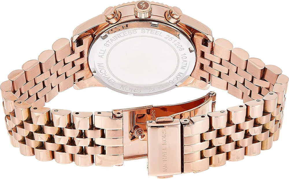 Michael Kors Mid-Size Lexington Chronograph Wrist Watch