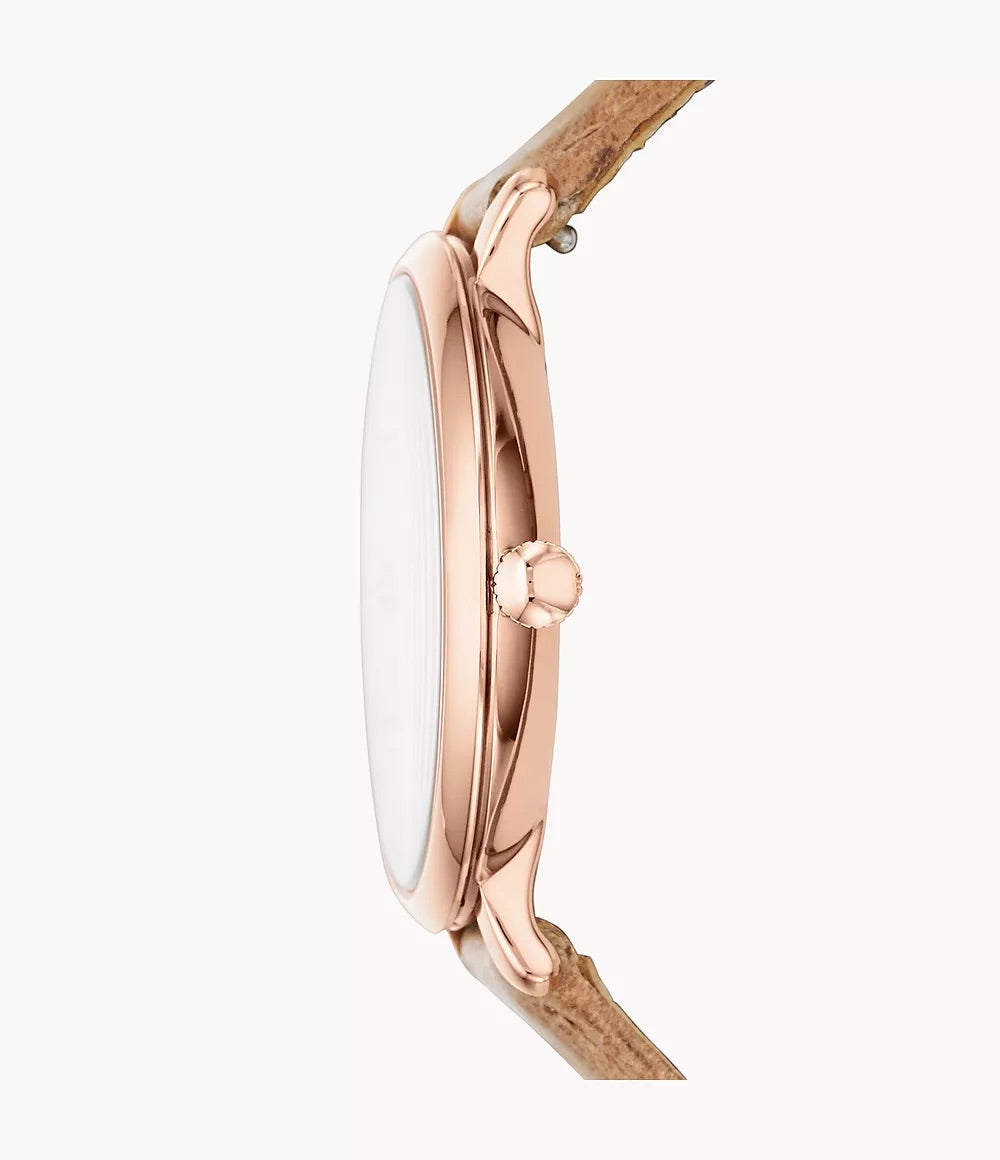 Fossil Sand Leather Women’S Watch