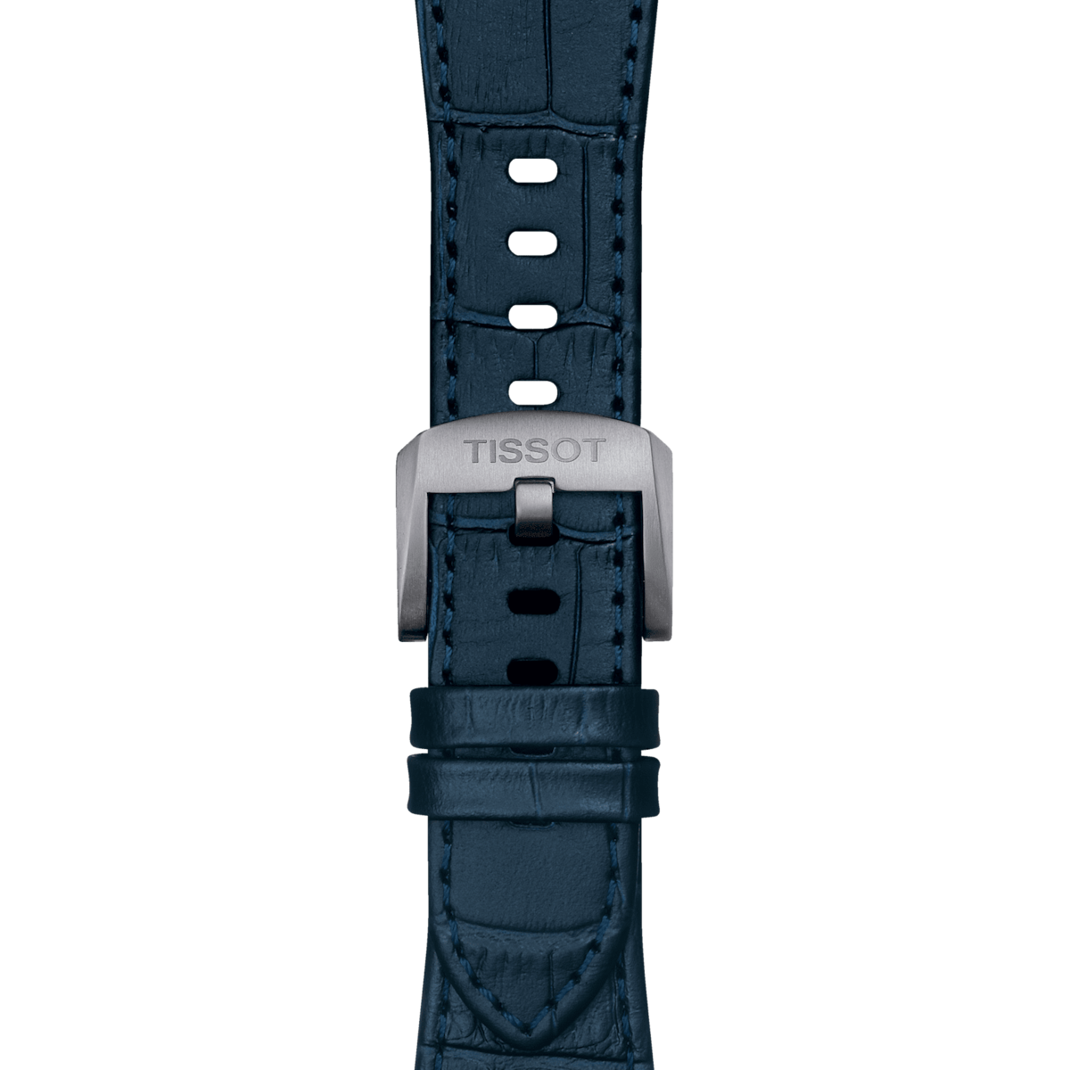 Tissot Prx Powermatic 80 Blue Dial Leather Strap