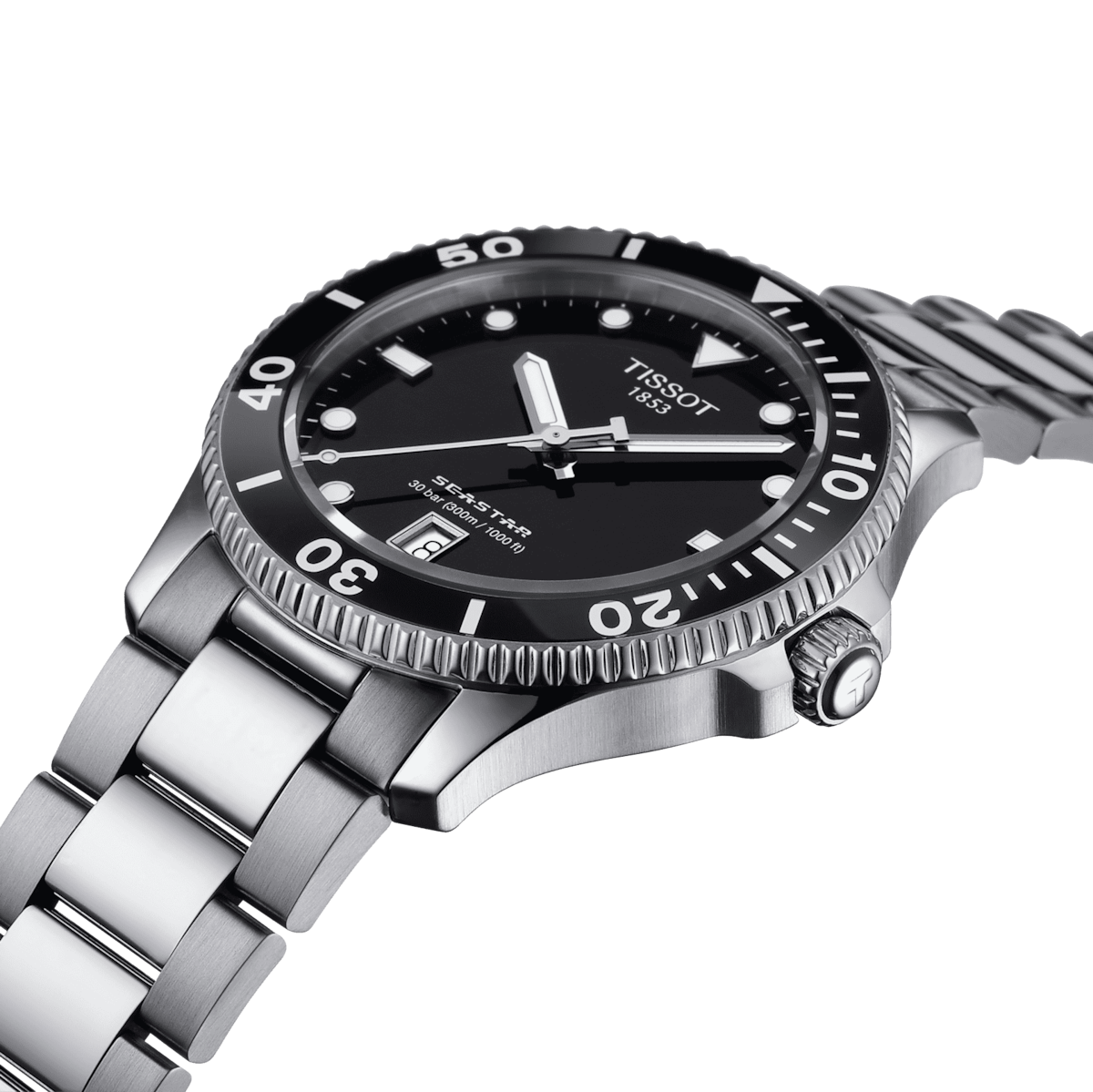 Tissot Seastar 1000 40Mm Black Dial