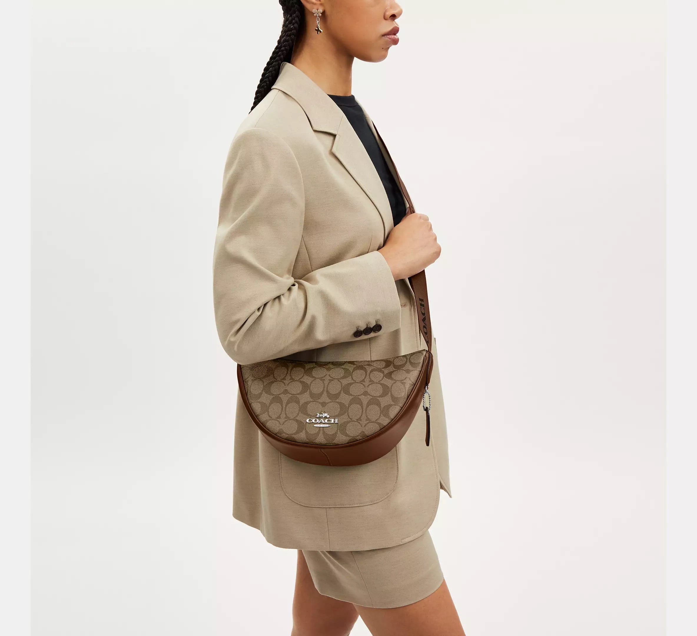 Pace Shoulder Bag In Signature Canvas