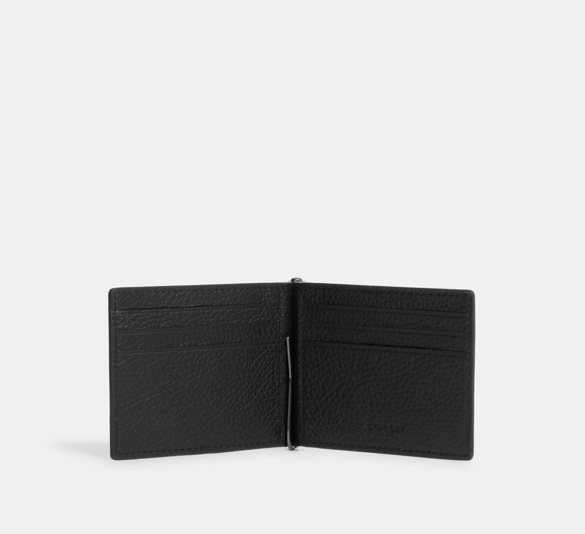 Slim Money Clip Bifold Wallet