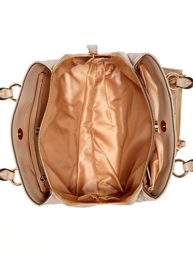 Guess Stars Hollow Quilted Satchel