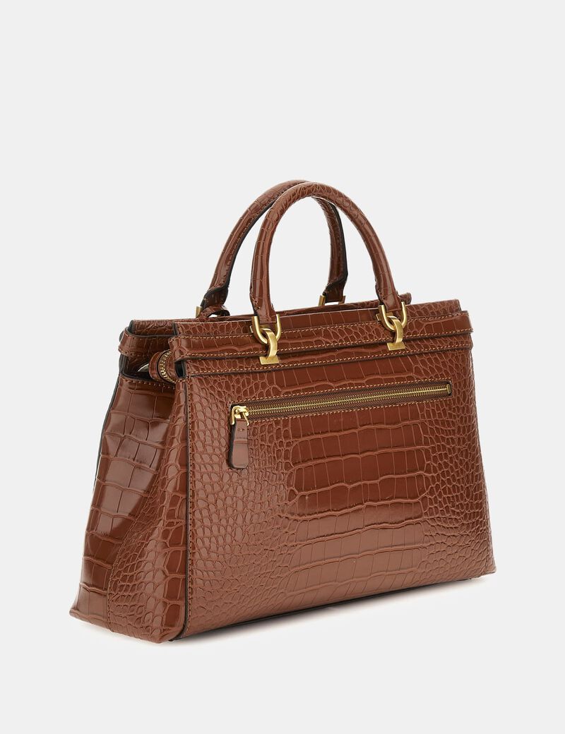 Sestri Crocprint Handbag