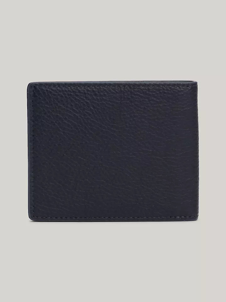 Tommy Stripe Leather Bifold Wallet