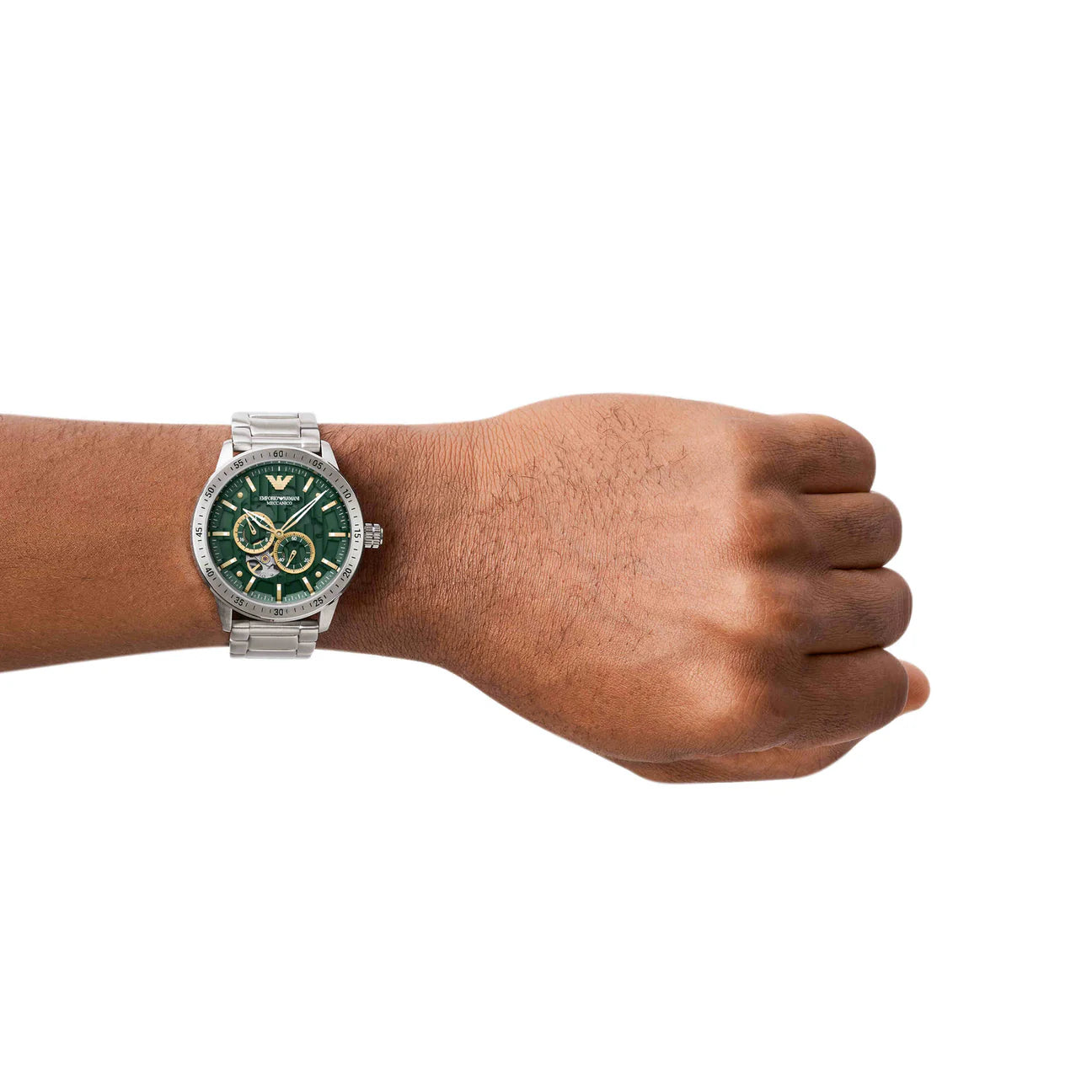 Emporio Armani Silver Tone Analogue Watch