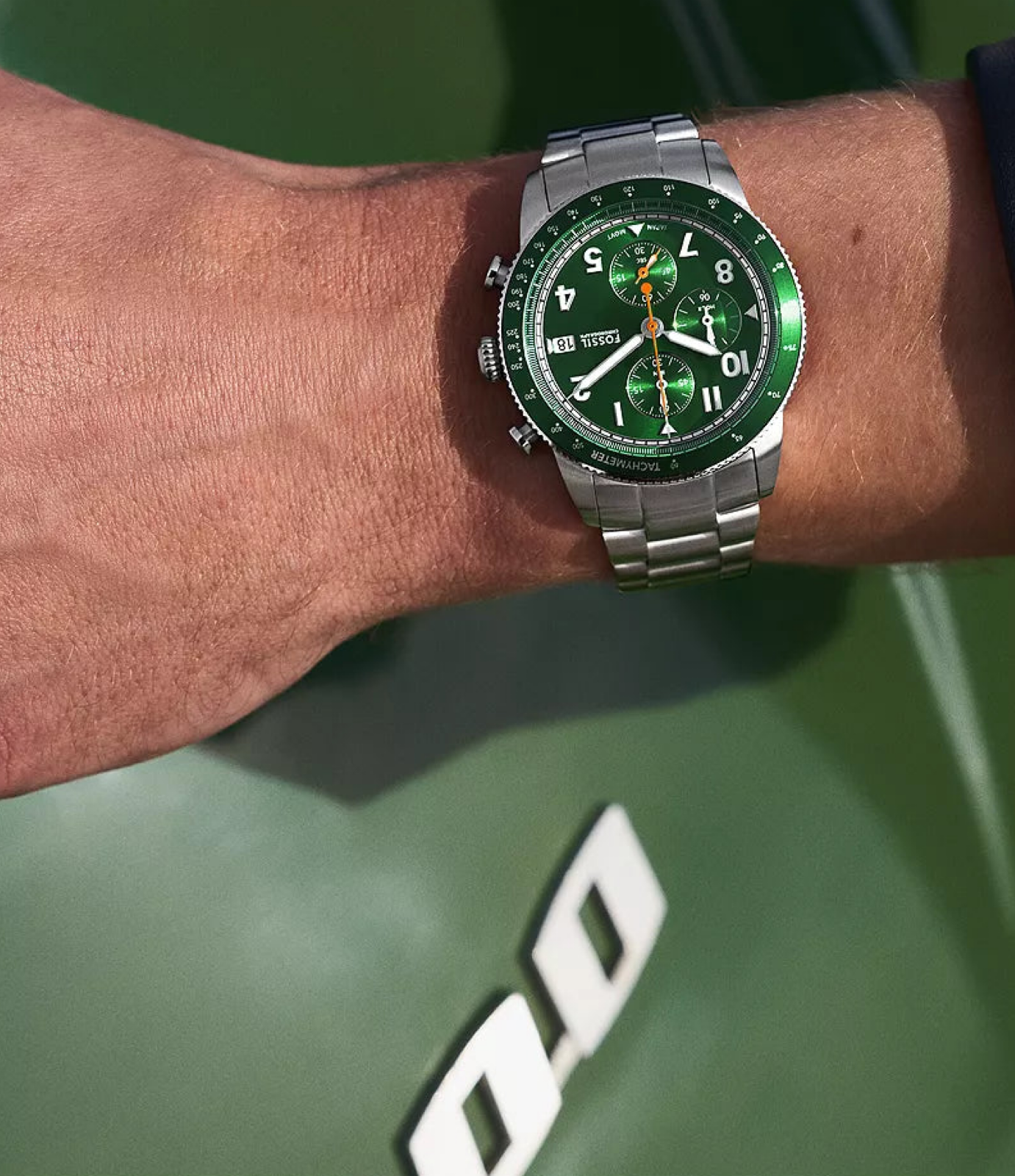 Fossil Sport Tourer Chronograph Stainless Steel Watch