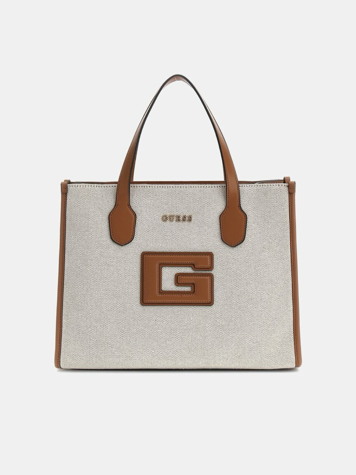 G Status logo-script detail handbag
