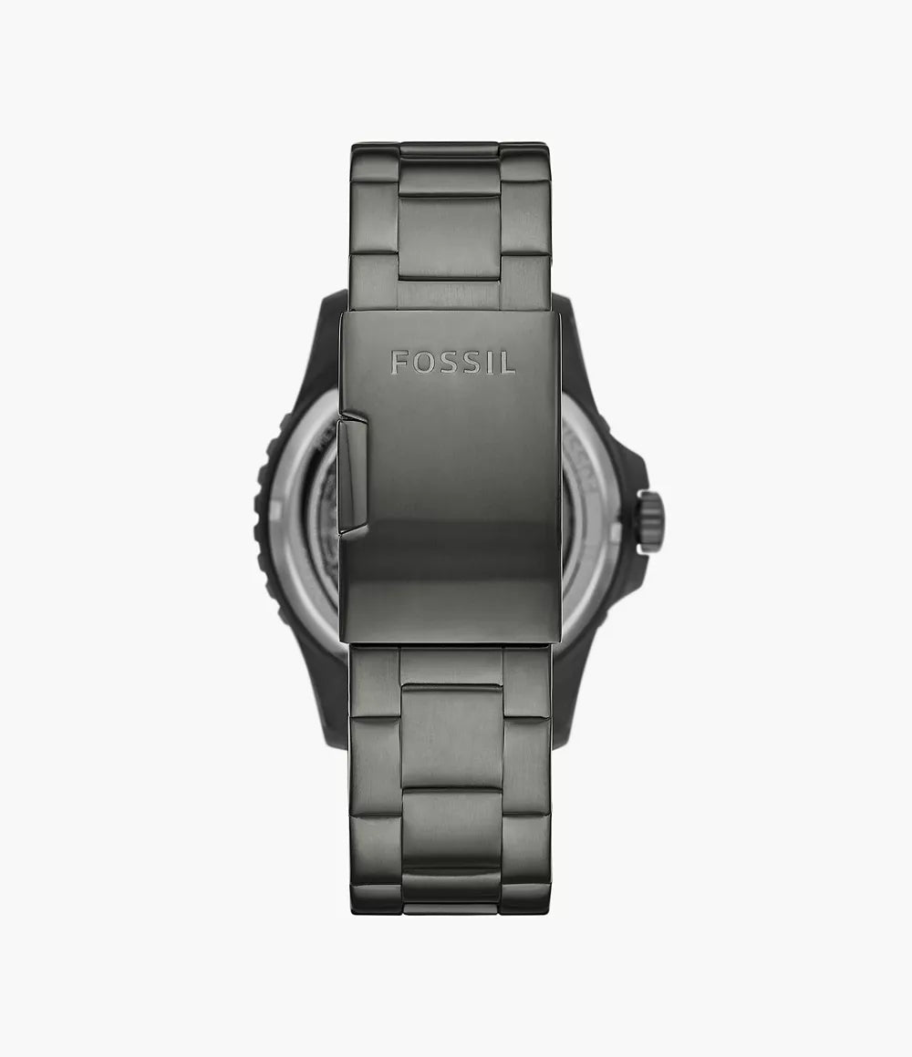Fossil FB-01 Automatic Smoke Stainless Steel Men’s Watch