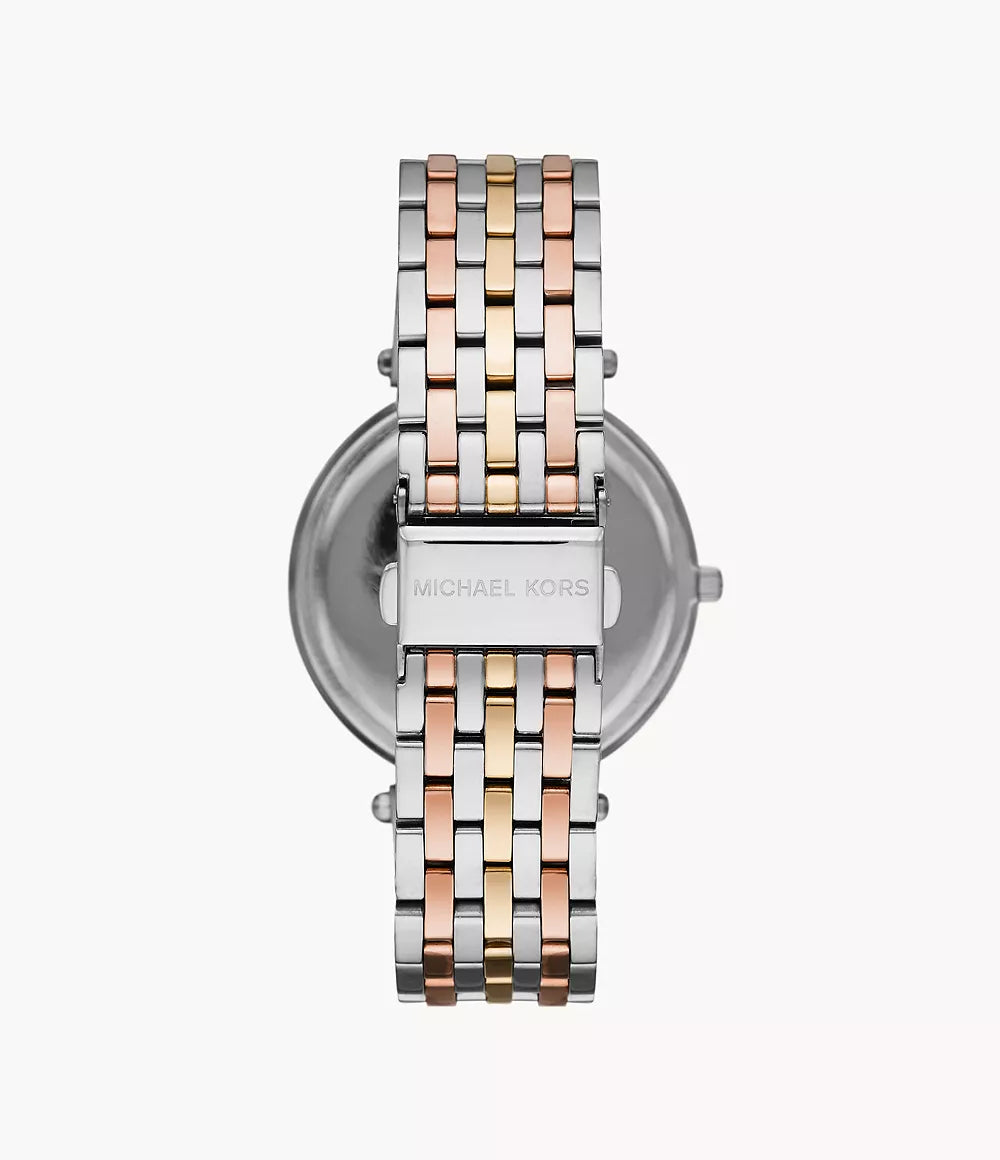 Michael Kors Tri-Tone Glitz Darci Watch