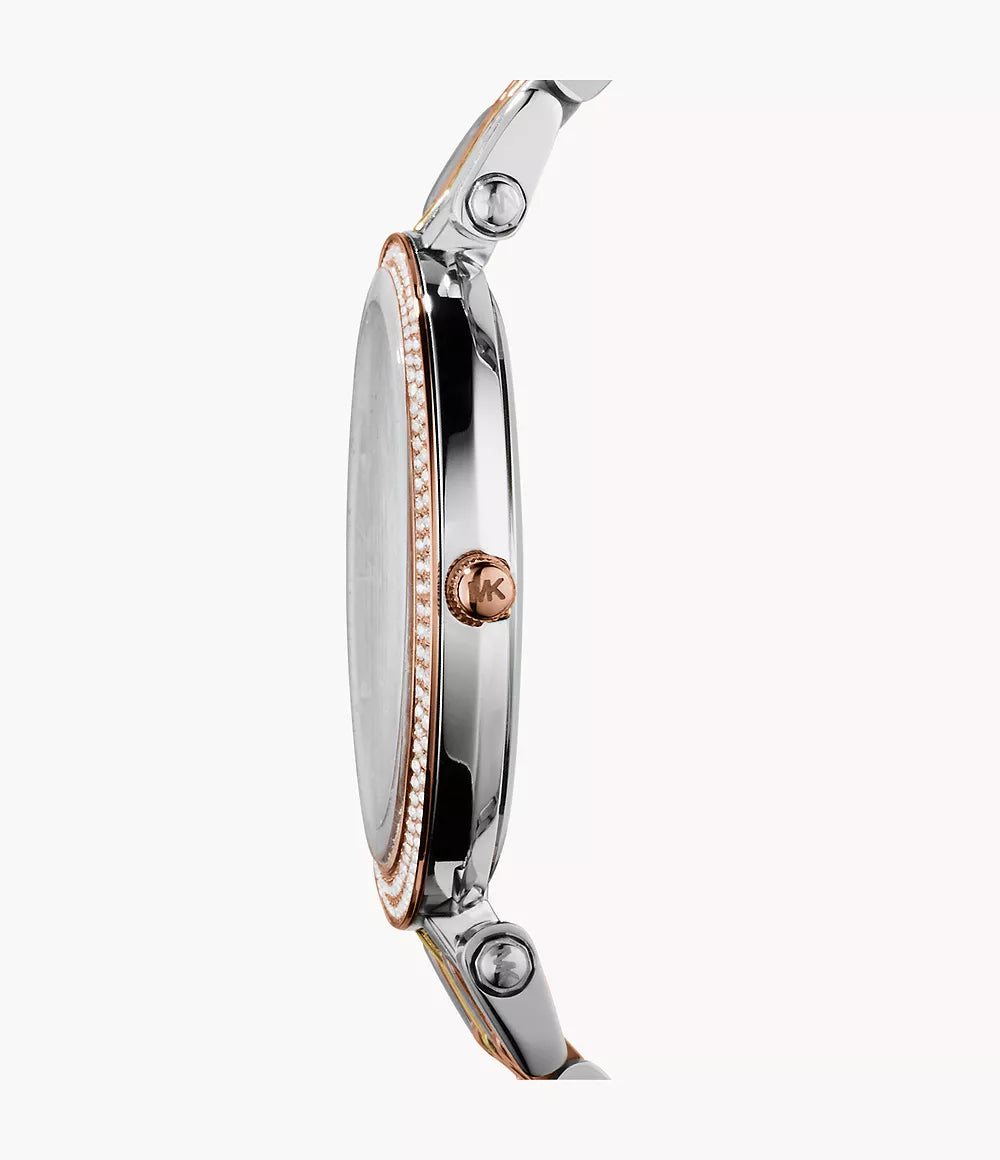 Michael Kors Tri-Tone Glitz Darci Watch