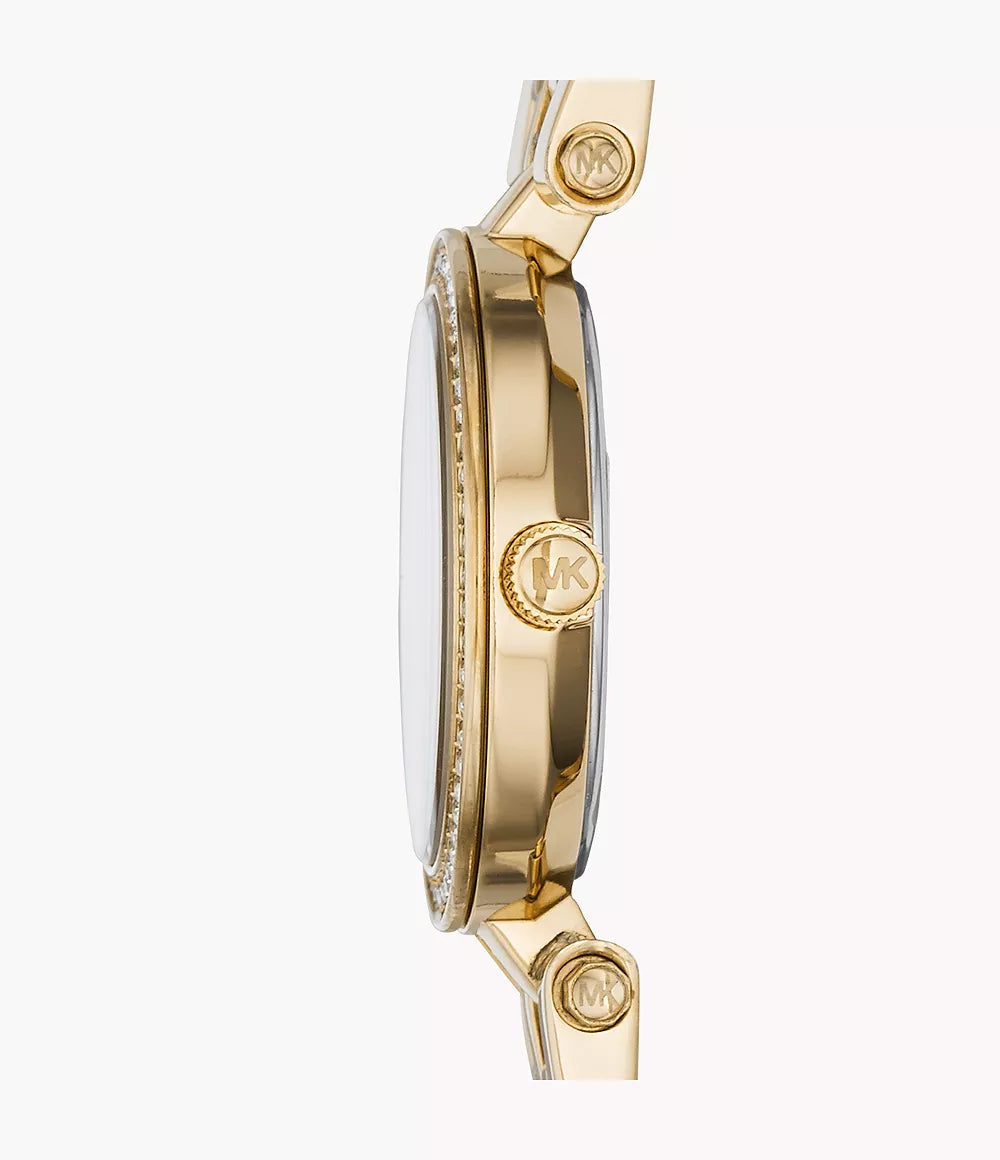 Michael Kors Gold-Tone Patite Darcy Watch