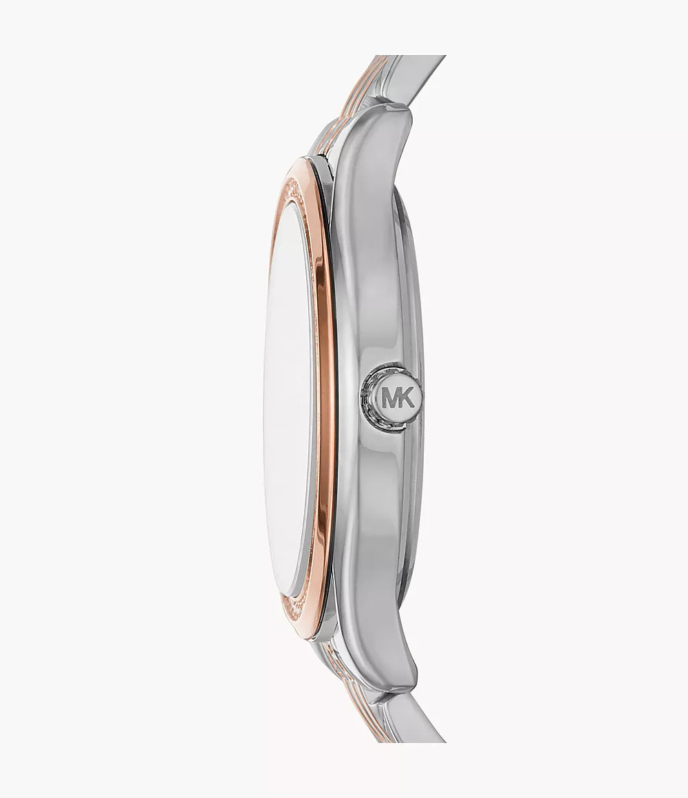 Michael Kors Lexington Mindy Three-hand Two-tone Steel Watch