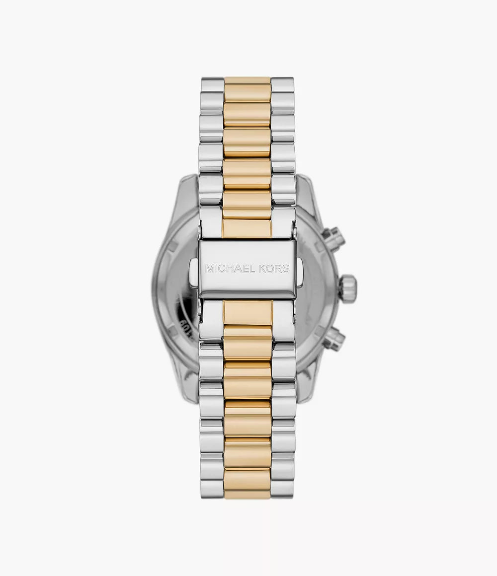 Michael Kors Lexington Chronograph Two-tone Stainless Steel Watch