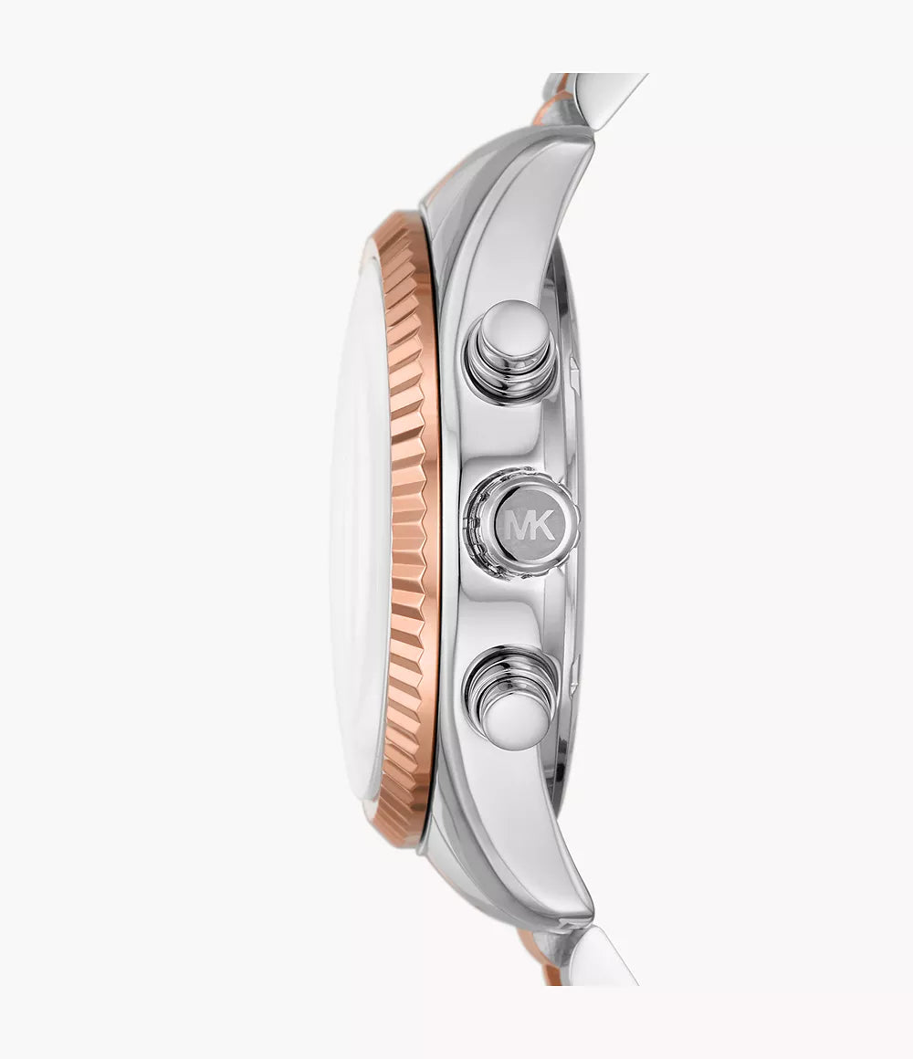 Michael Kors Lexington Chronograph Two-tone Stainless Steel Watch