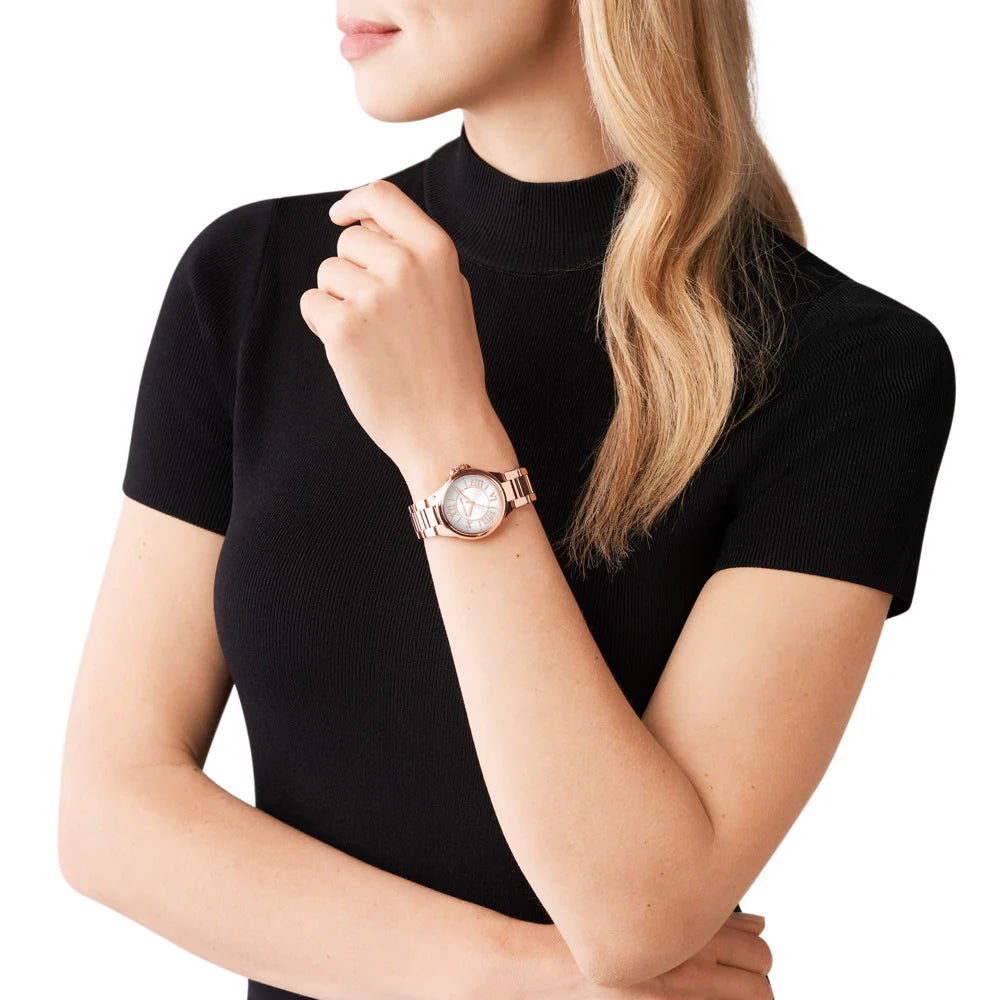 Michael Kors Camille Three-hand Stainless Steel Watch