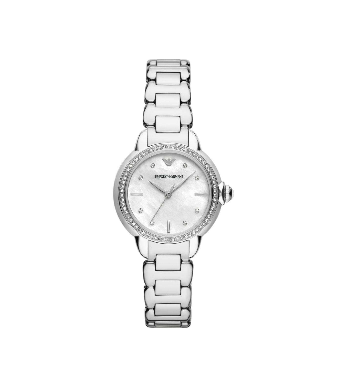 Emporio Armani Silver Tone Analogue Watch