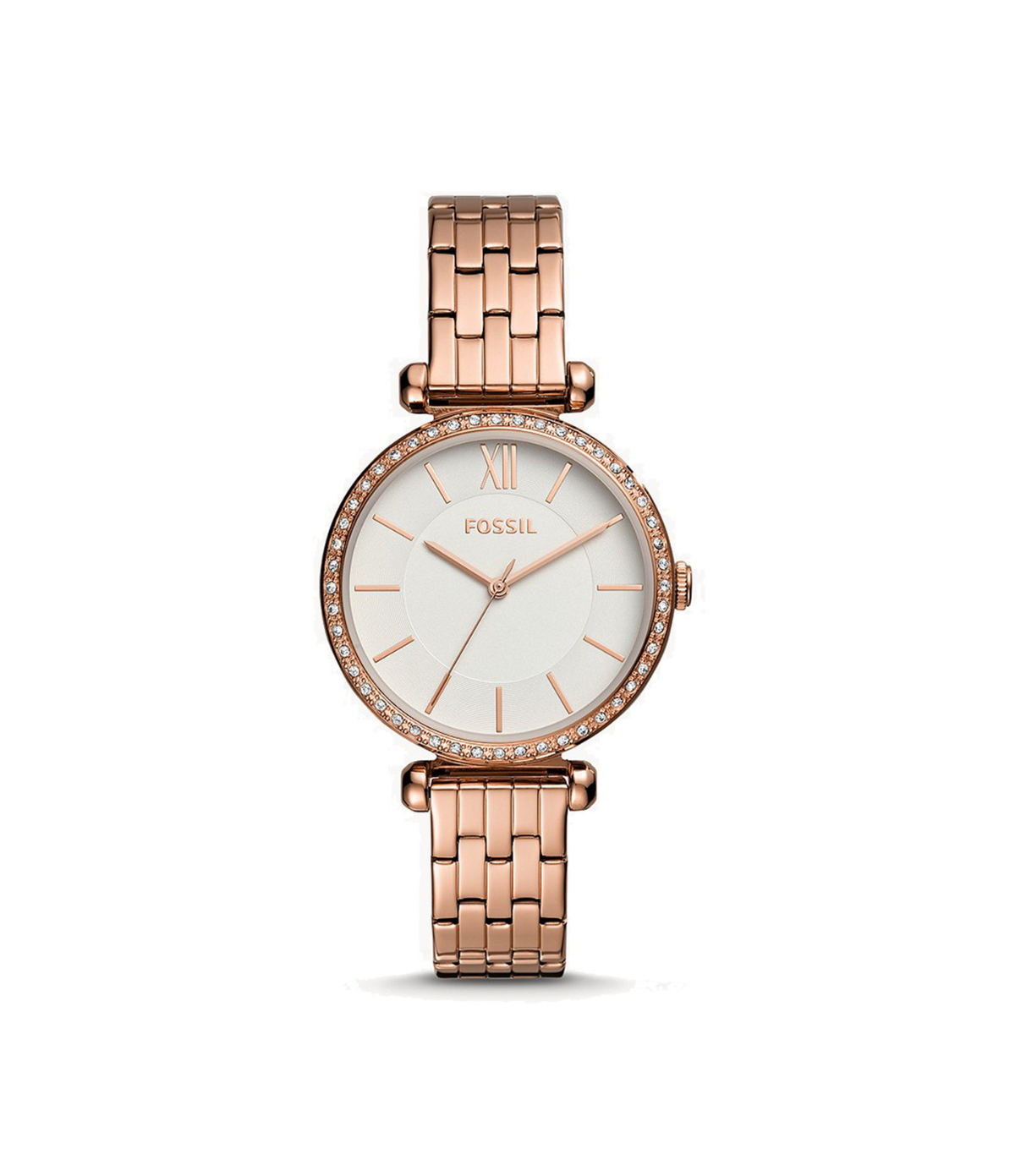Fossil Women's Tillie Three-Hand Rose Gold-Tone Stainless Steel Watch