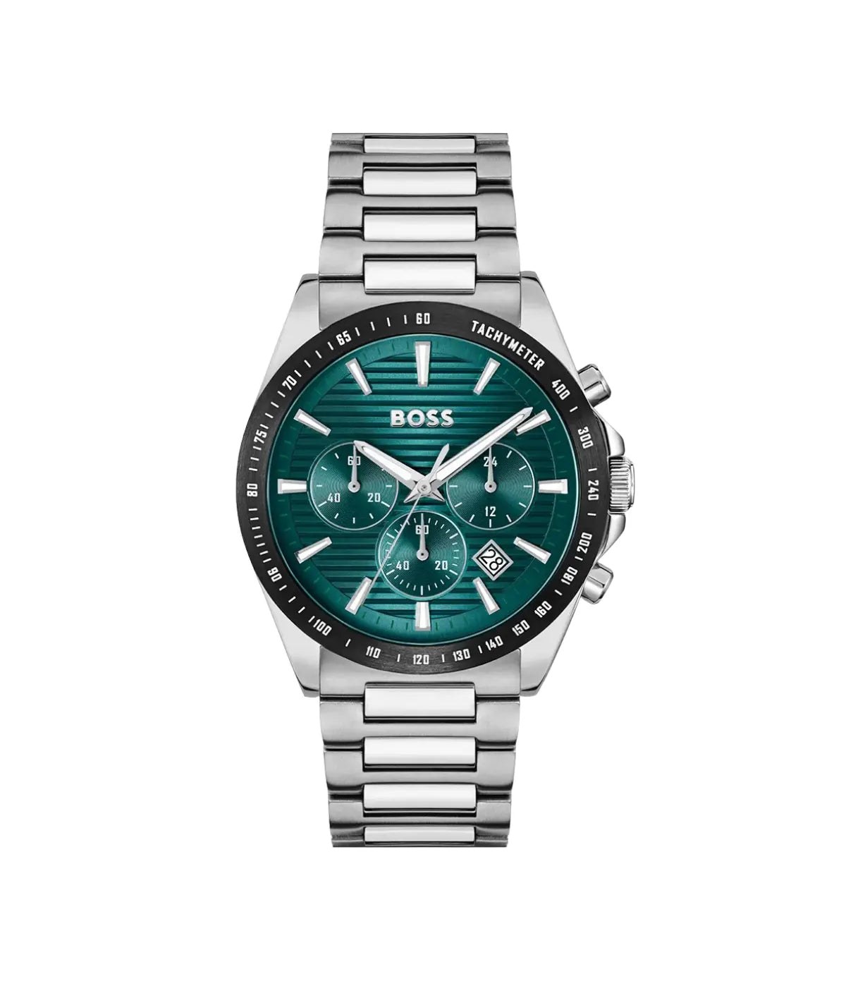 Hugo Boss Strike Chrono 1514241 front view – green dial | Time Vault Sri Lanka, Colombo