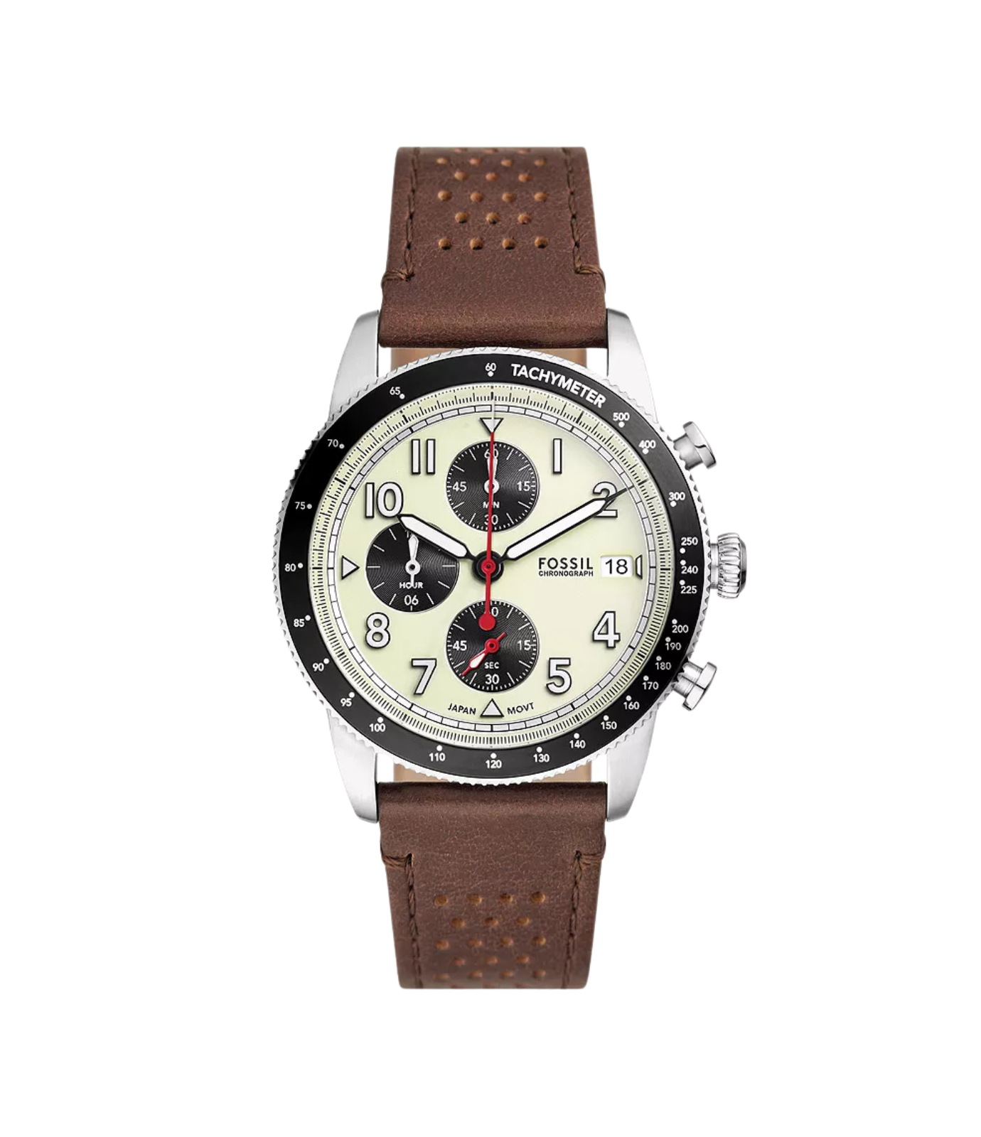 Fossil Sport Tourer Chronograph Brown Leather Watch
