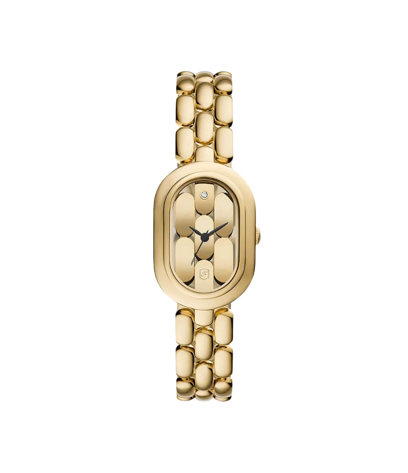 Fossil Sloan Three-Hand Gold-Tone Stainless Steel Watch