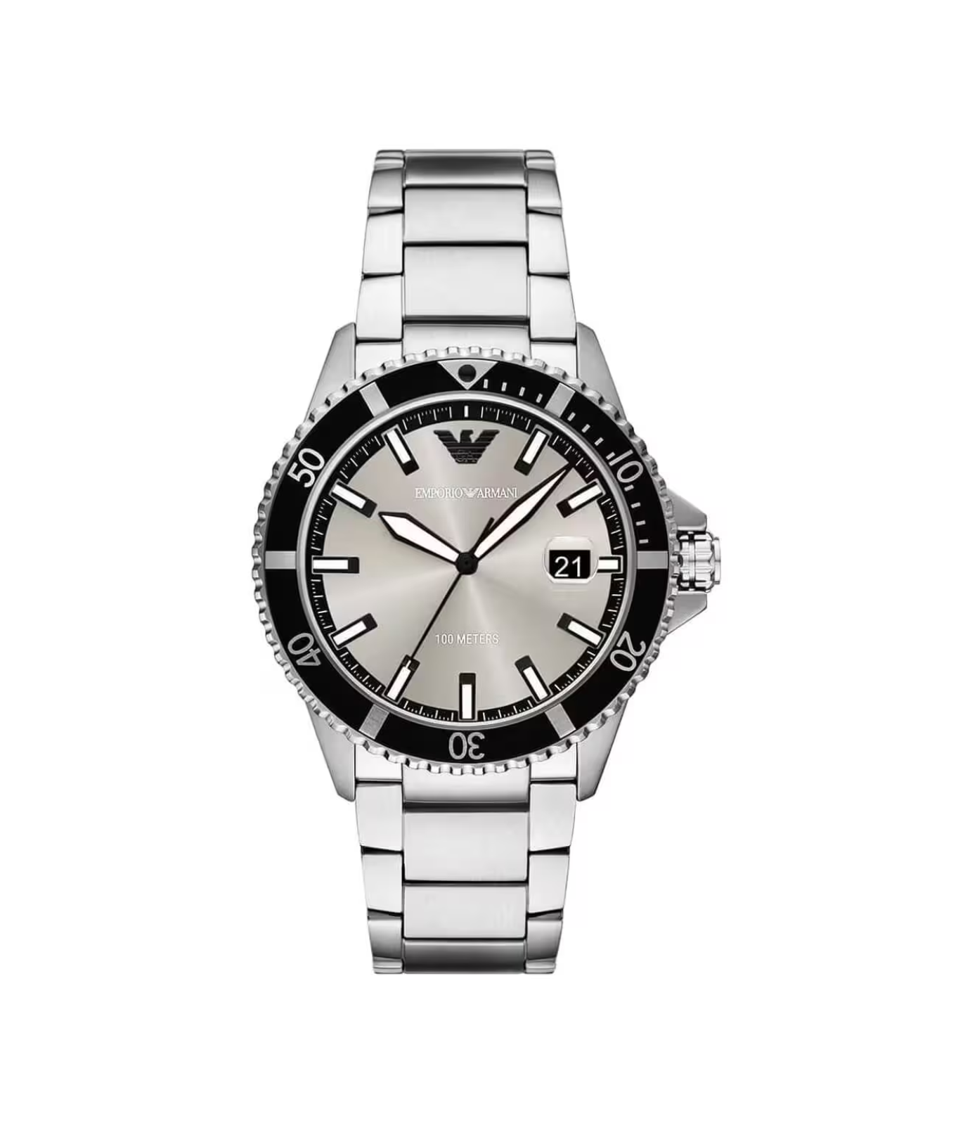 Emporio Armani World Explorer Stainless Steel Watch