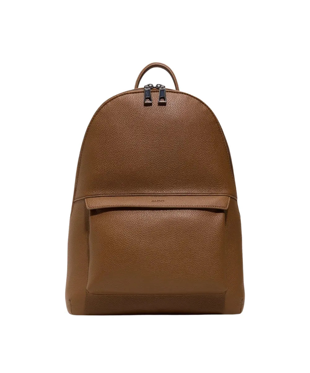 ALDO Zayden Camel Men's Backpack ZAYDEN237 front view - men's camel backpack, available in Sri Lanka at Time Vault