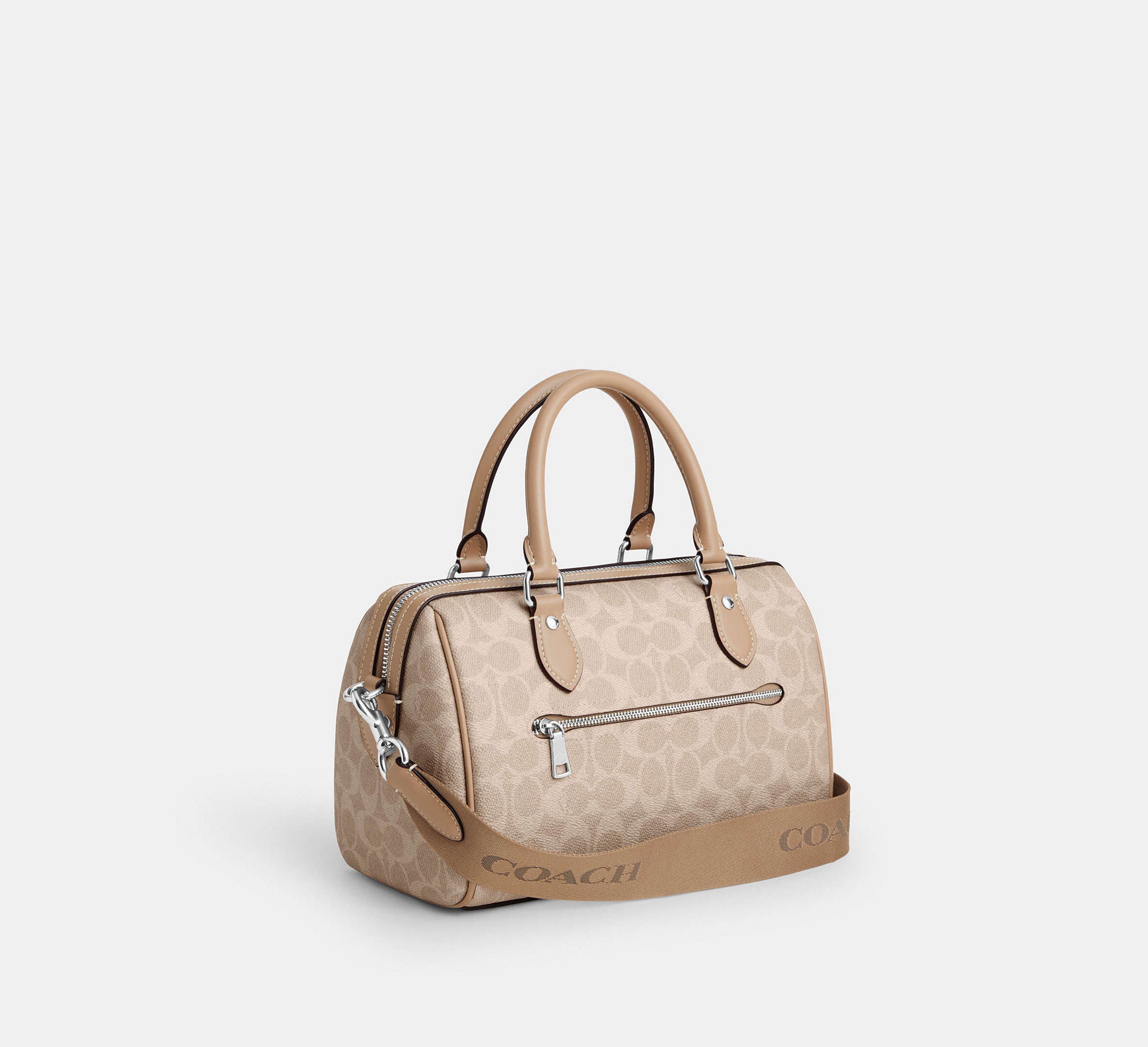 Rowan Satchel Bag in Signature Canvas