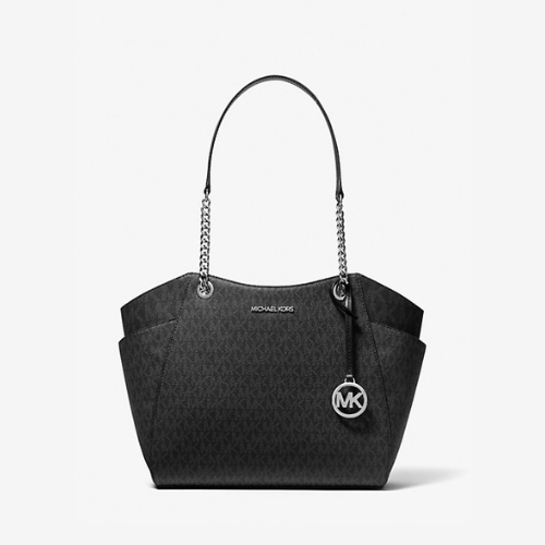 Mk Jet Set Large Large Signature Logo Shoulder Bag