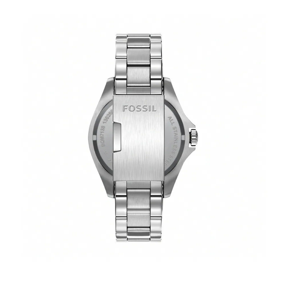 Fossil Urban Depth Silver Stainless Steel Strap Watch