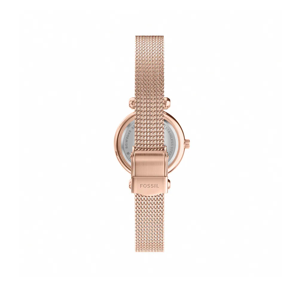 Tillie Mini Three-Hand Rose-Gold Stainless Steel Watch