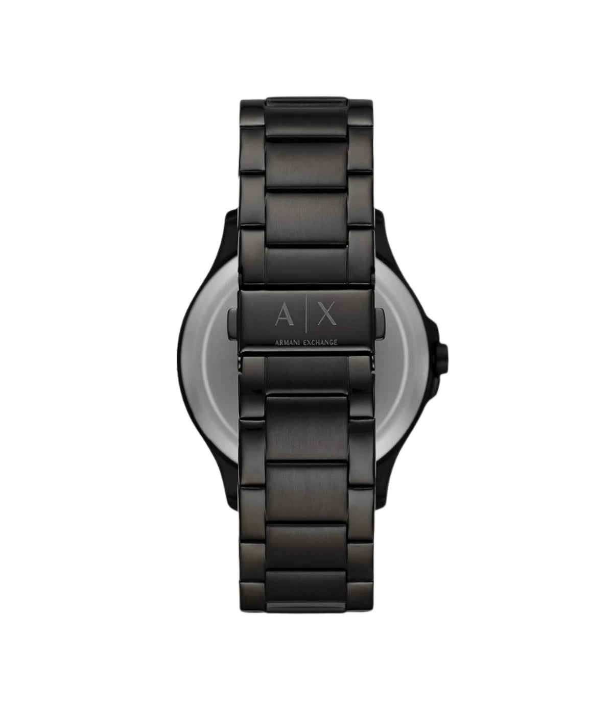 Armani Exchange Hampton Three-Hand Date Black Steel Watch