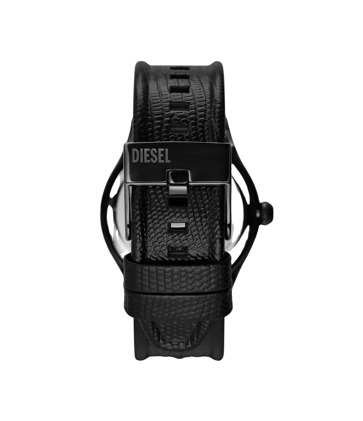 Back view of the Diesel Vert DZ2193 black stainless steel case