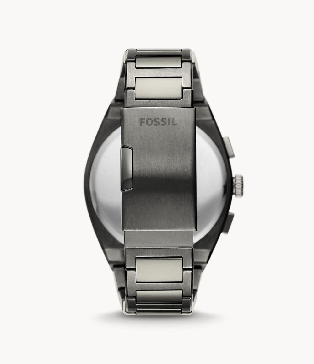 Fossil Everett Chronograph Smoke Stainless Steel Watch