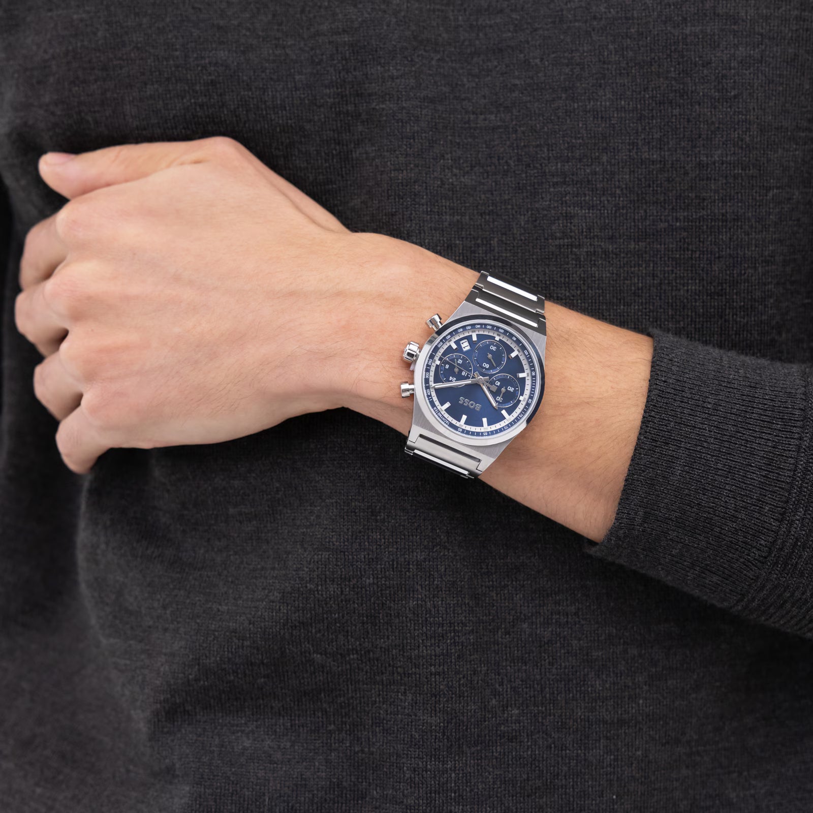 Hugo Boss Blue Candor Mens Watch