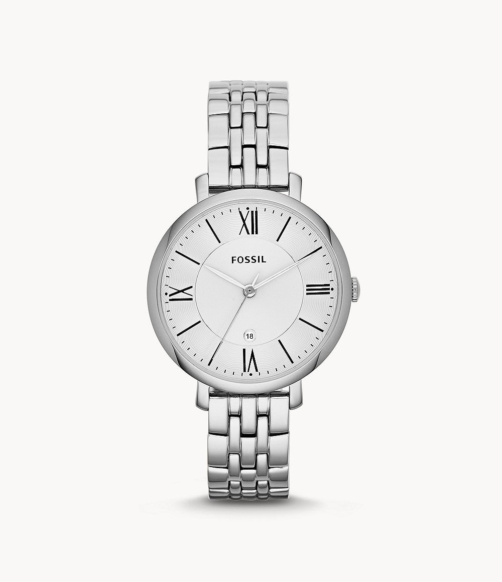 Fossil Jacqueline Three-Hand Date Stainless Steel Watch