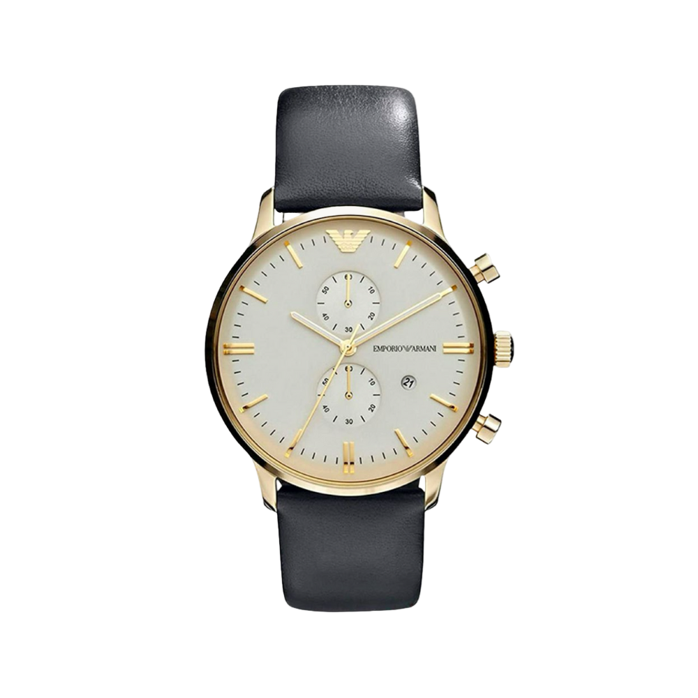 Emporio Armani Mens Golden Classic Watch