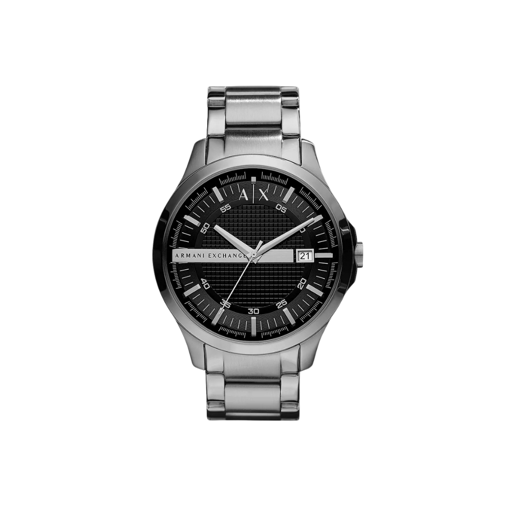 Armani Exchange Three-Hand Date Stainless Steel Watch