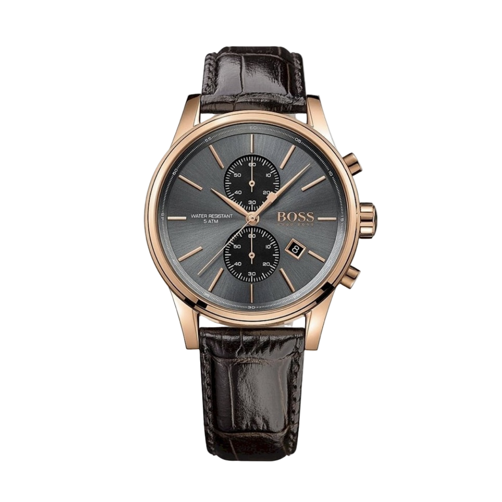 Hugo Boss Brown Leather Men’s Watch