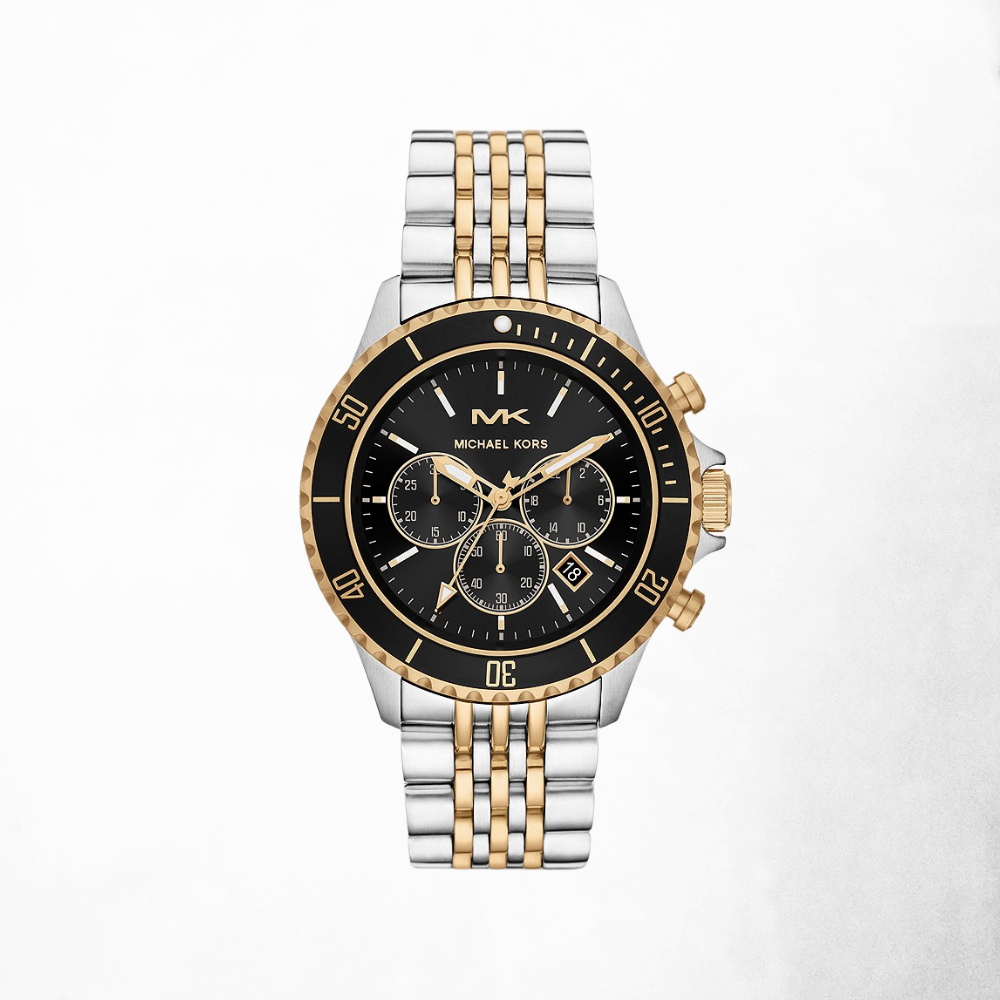 Michael Kors Bayville Chronograph Two-Tone Stainless Steel Watch
