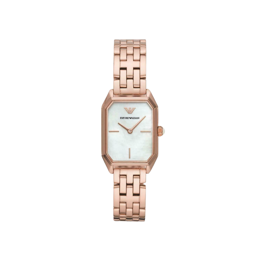 Emporio Armani Women'S Two-Hand Stainless Steel Watch